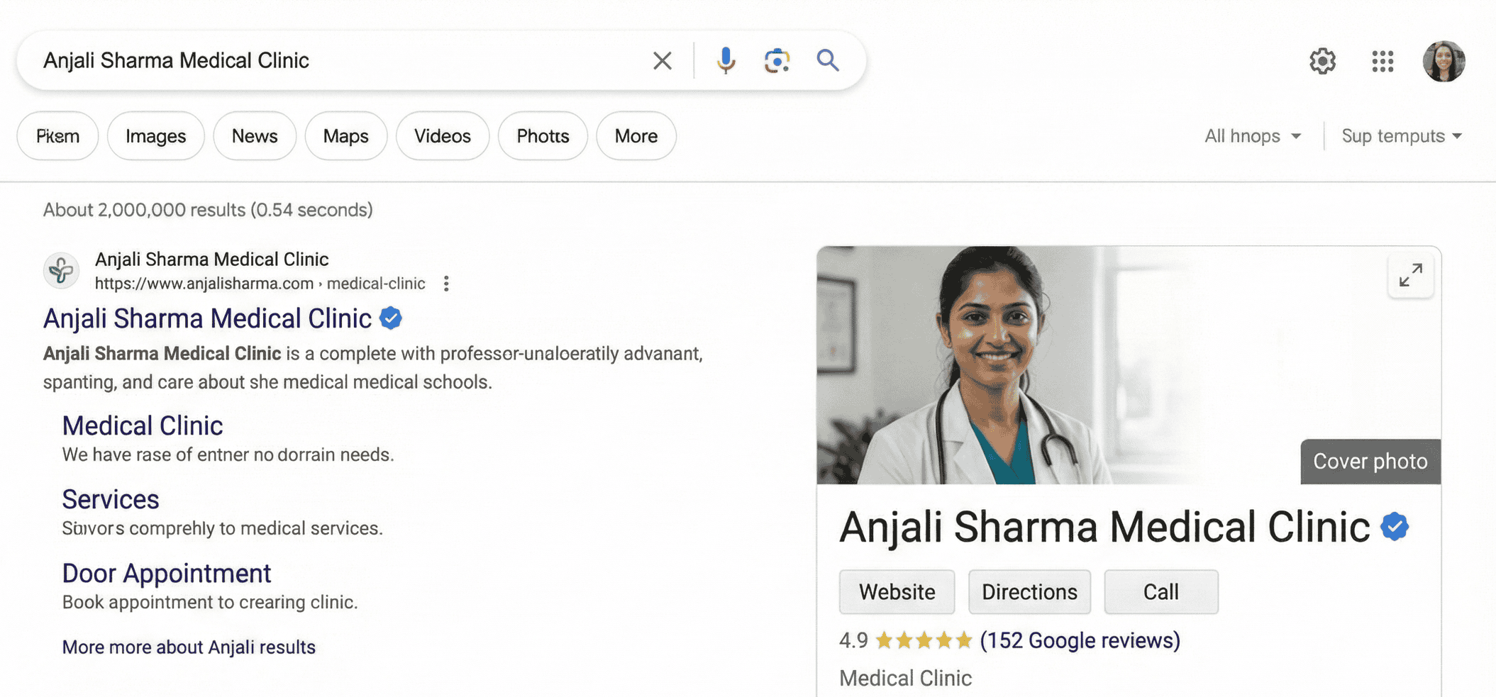 Google My Business mockup