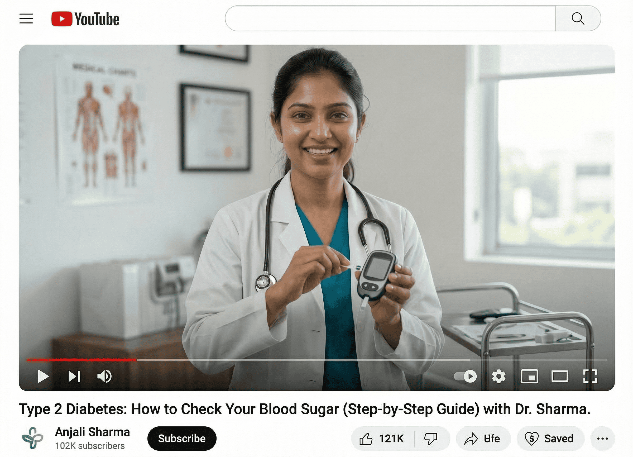 YouTube mockup